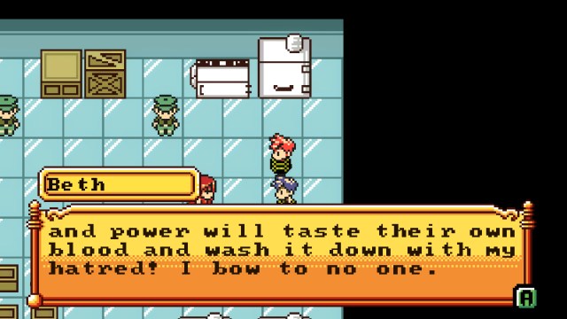 The bad girl in the game is Beth