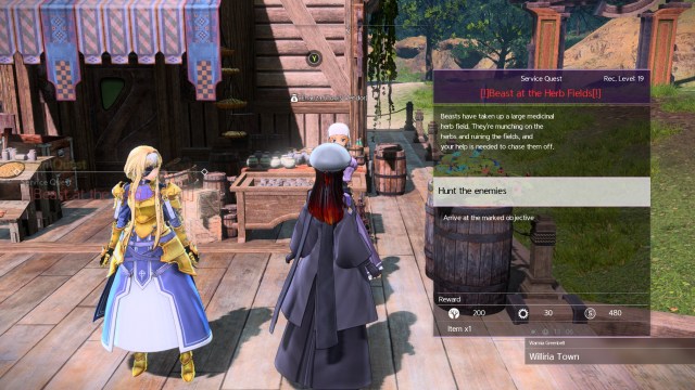 Sword Art Online Alicization Lycoris Beast Sightings Enanza's Request Reunalt's Request 1