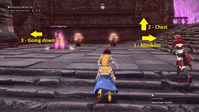 Sword Art Online Alicization Lycoris Beastsnare Grotto Raid Dungeon Guide East Raid Dungeon Boss Loot 1f1