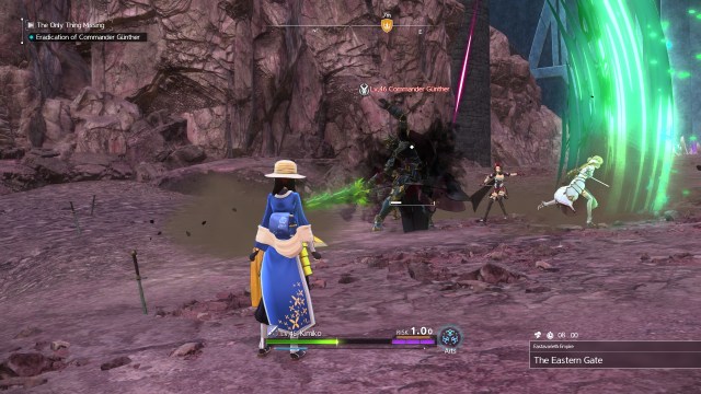 Sword Art Online Alicization Lycoris Commander Gunther Boss Fight Guide Dark Knights 5a