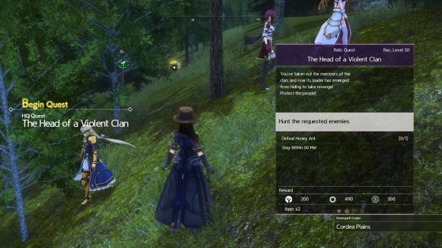 Sword Art Online Alicization Lycoris Divine Beast Sunhorn The Vanished Monolith Cordea Plains 2a