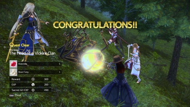 Sword Art Online Alicization Lycoris Divine Beast Sunhorn The Vanished Monolith Cordea Plains 2b