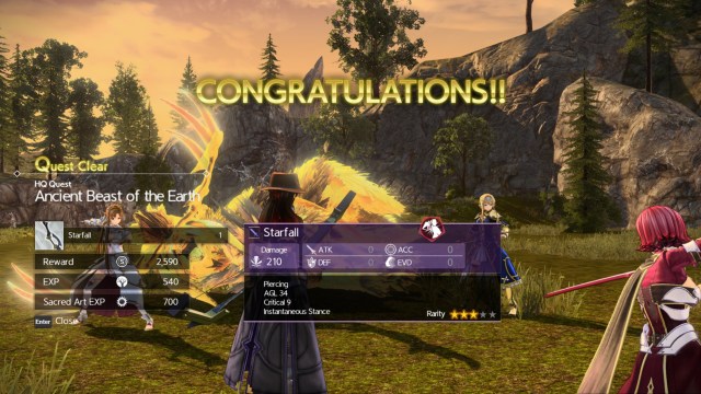 Sword Art Online Alicization Lycoris Divine Beast Sunhorn The Vanished Monolith Cordea Plains 4e