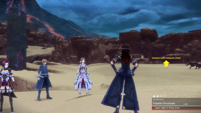 Sword Art Online Alicization Lycoris Earthfang The Lost Divine Beast Monolith Deusoldort Desert Vizeah Valley 1a1