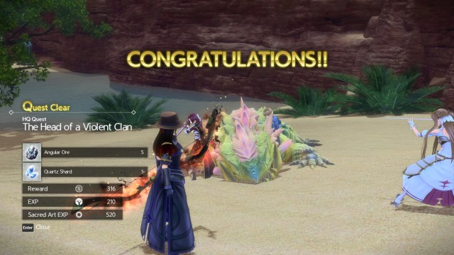 Sword Art Online Alicization Lycoris Earthfang The Lost Divine Beast Monolith Deusoldort Desert Vizeah Valley 4b