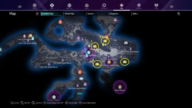 Sword Art Online Alicization Lycoris Eastavarieth Great Mound Road Golden Treasure Chests 1a