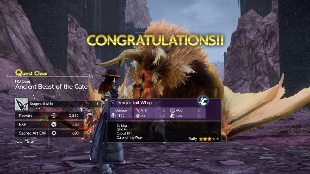 Sword Art Online Alicization Lycoris Thundertail The Vicious Divine Beast Monolith Eastern Gate Great Mound Road 5e