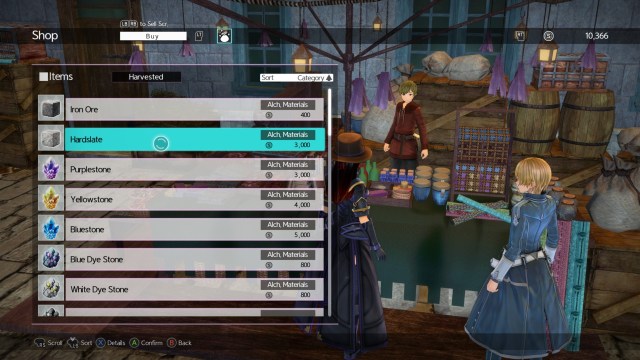 Sword Art Online Alicization Lycoris Crafting Guide Farming Resources Materials Items 3a