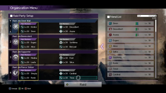 Sword Art Online Alicization Lycoris Raid Dungeons Guide Patch 1.03 2d1