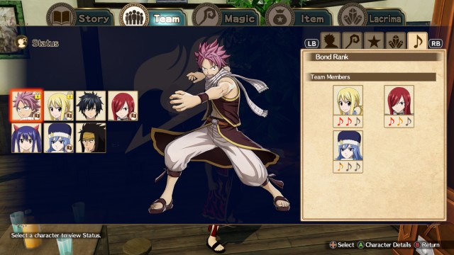 Fairy Tail Character Bonds Guide 1a