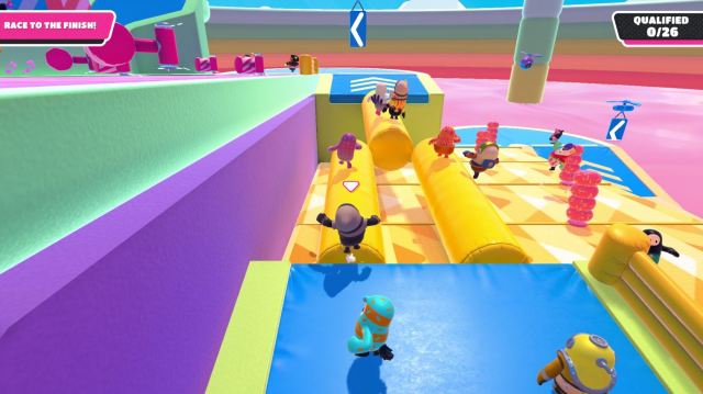 Fall Guys Slime Climb Don't Jump Onto First Balance Beam