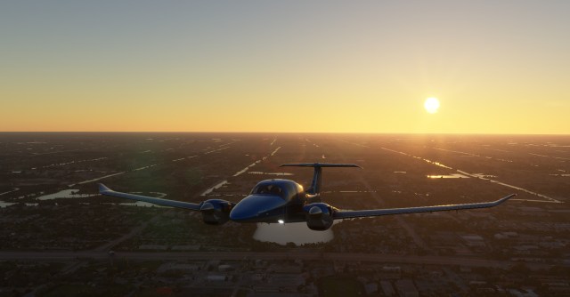 Microsoft Flight Simulator Diamond Over Palm Beach