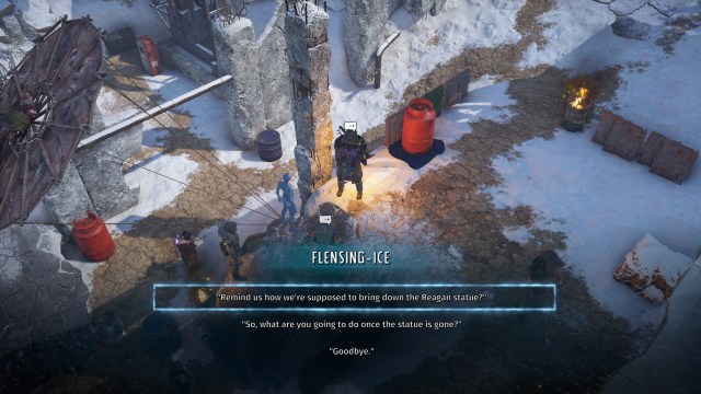 Wasteland 3 Denver Machine Commune Reagan Ai Valor Buchanan Gippers 10