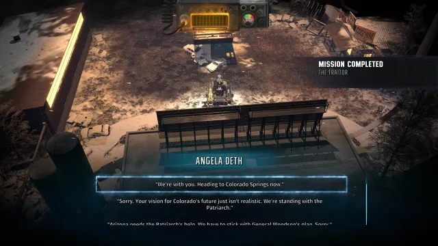 Wasteland 3 Final Battle Final Act Angela Deth Or Patriarch 1b