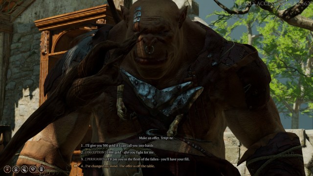 Baldur's Gate 3 Ogre Summon Lump's War Horn Lump The Enlightened One 1