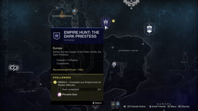 Destiny 2 Beyond Light Master Empire Hunt Guide 1