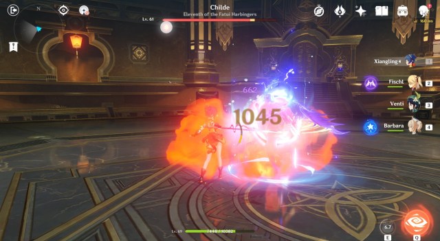 Genshin Impact Childe Boss Fight 1b