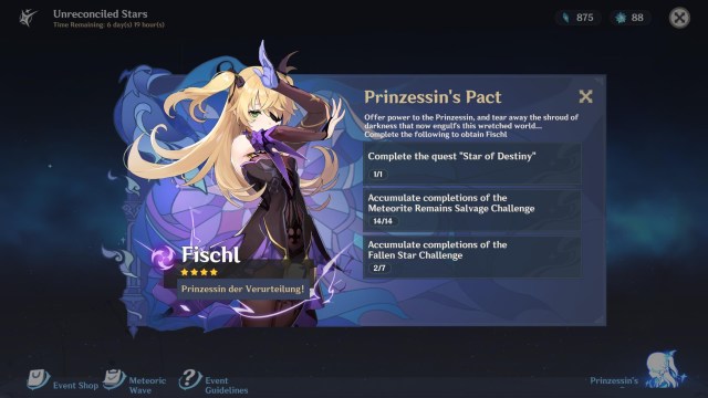 Genshin Impact Star Of Destiny Unreconciled Stars Event Guide Feat