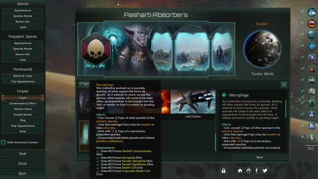 Stellaris Necroids Species Pack Review Is It Worth It Necrophage Origin 2a