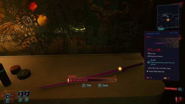 Cyberpunk 2077 All Iconic Weapons Guide Locations 1 Blades 1b