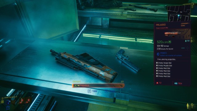 Cyberpunk 2077 All Iconic Weapons Guide Locations 4 Assault Rifles 3