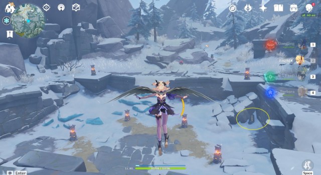 Genshin Impact Stone Tablet Locations Snow Tombed Starsilver 4