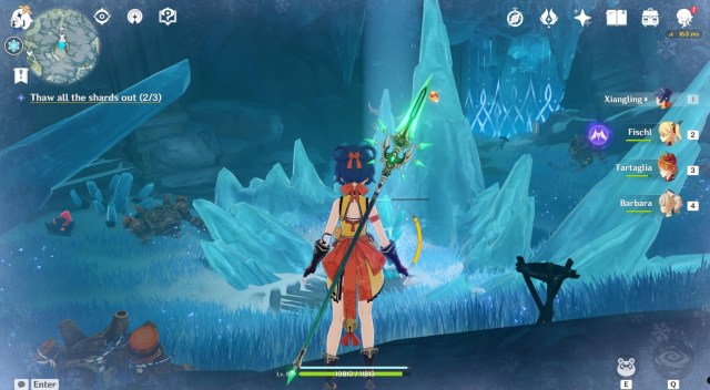 Genshin Impact Unlock Peak Of Vindagnyr Domain In The Mountains Quest 1d