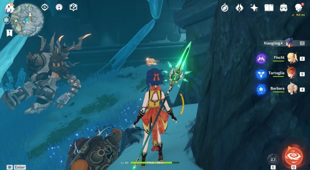 Genshin Impact Unlock Peak Of Vindagnyr Domain In The Mountains Quest 1e