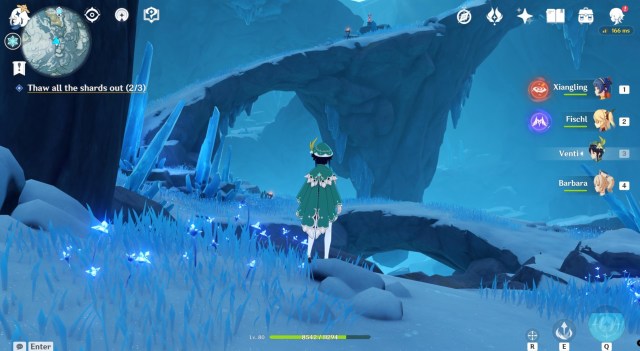 Genshin Impact Unlock Peak Of Vindagnyr Domain In The Mountains Quest 2a