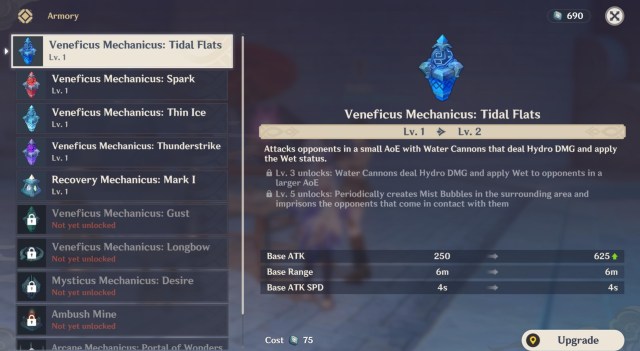 Genshin Impact Theater Mechanicus Armory Best Tower Upgrades 1