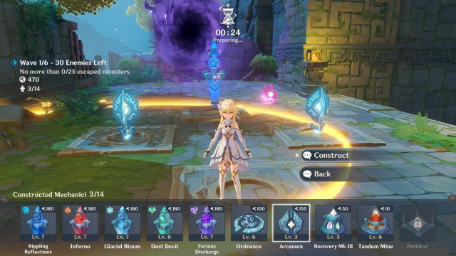 Genshin Impact Theater Mechanicus Armory Best Tower Upgrades Desire 2