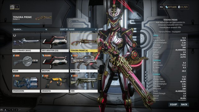 Warframe Octavia Prime 2