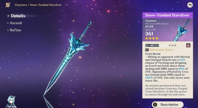 Genshin Impact Eula Guide Weapons Artifacts Talents 1