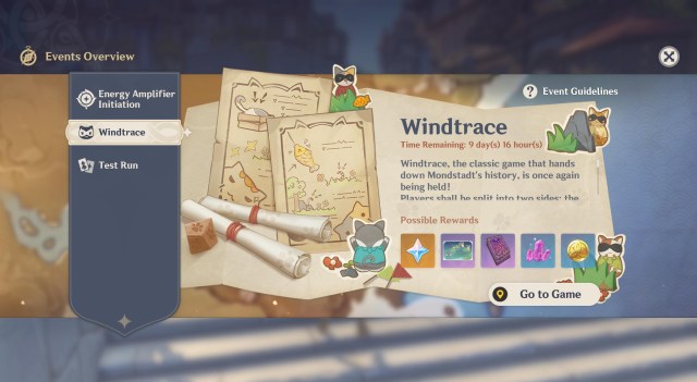 Genshin Impact Windtrace Event Guide Windtrace Coins Rewards Rebel Tips Hunter Tips 1