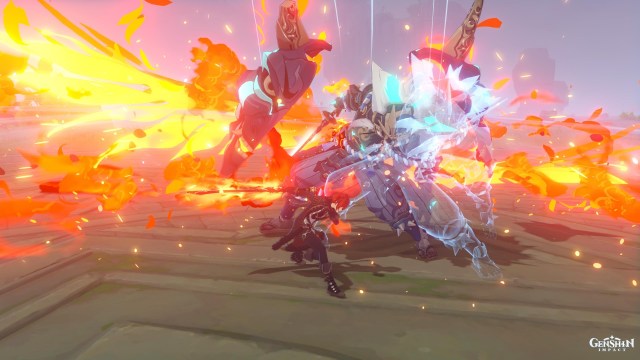 Genshin Impact How To Defeat Maguu Kenki Boss Guide Challenges Marionette Core Phantom Attack Mask Attack 3