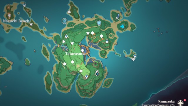 Genshin Impact Electroculi Electroculus Locations Inazuma Guide Narukami Island Kannuzuka Yashiori Island 2b