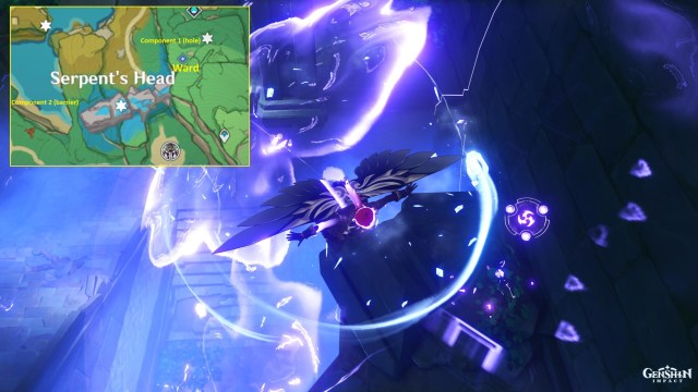 Genshin Impact Orobashi's Legacy Puzzle Quest Guide Fort Mumei Kitain Cross Spear 1a