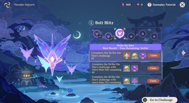 Genshin Impact Thunder Sojourn Event Guide Free Beidou Thunder Pellet Thunder Crystal 2