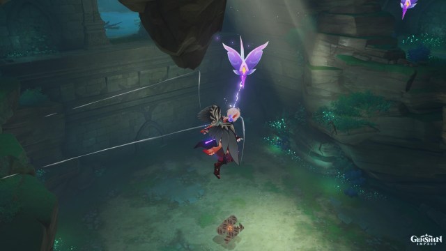 Genshin Impact Underwater Teleporter Teleport Waypoint Domain Araumi Sacred Sakura Ritual Guide 2b