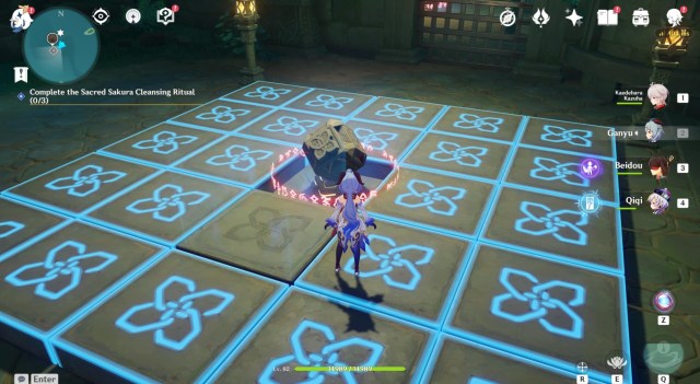 Genshin Impact Underwater Teleporter Teleport Waypoint Domain Araumi Sacred Sakura Ritual Guide 2c