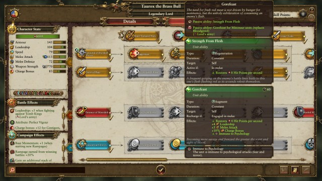 Total War Warhammer Ii Warhammer 2 Taurox Guide Slaughterhorn Rampage Momentum Beastmen Rework 3b
