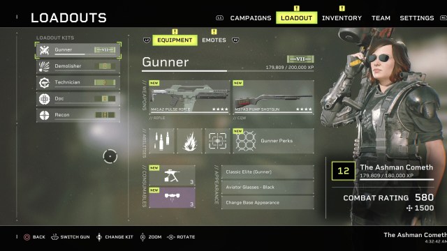 Aliens Fireteam Elite Class Perks 3