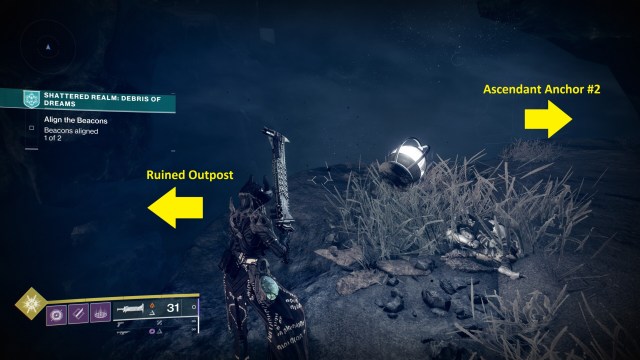 Destiny 2 Season Of The Lost Shattered Realm Debris Of Dreams Week 2 Ascendant Anchors Guide Parallax Trajectory 2