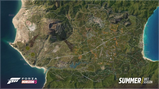 Forza Horizon 5 Full Map Of Mexico