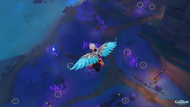Genshin Impact Naku Weed Farming Locations Guide Yoimiya Ascension Guide 1c