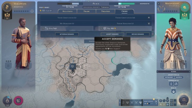 Humankind Diplomacy War Score War Support Grievances Demands Guide 1b