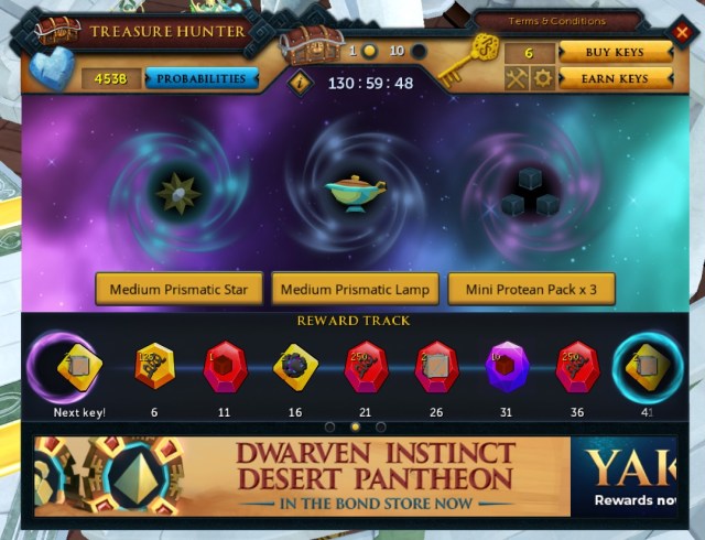 Runescape Gifts Of The Creator Treasure Hunter Rewards