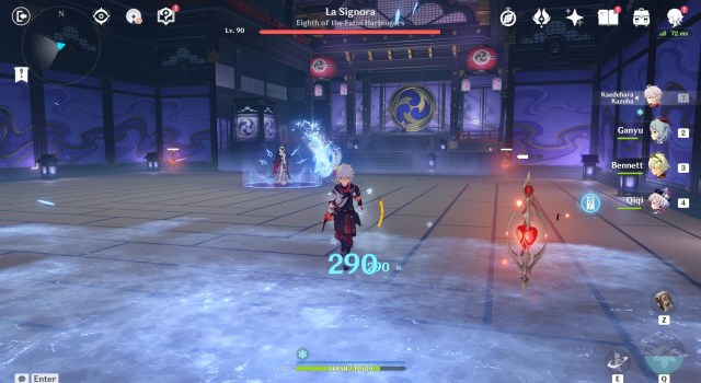 Genshin Impact La Signora Guide How To Beat Signora Boss Fight Ashen Heart Molten Moment Hellfire Butterfly Duel Before The Throne 1b