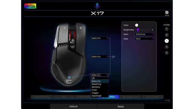 Evga X17 Rgb Software Unleash Options
