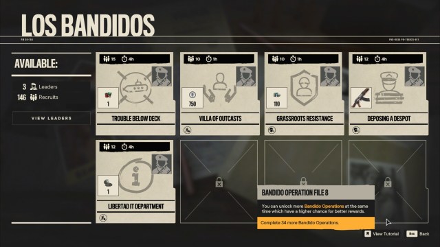 Far Cry 6 Los Bandidos Guide Mission Success Rewards Los Bandidos Leaders Los Bandidos Recruits 1b